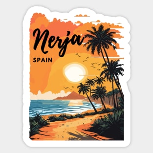 Nerja, Spain Sticker